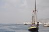 Vor Anker in Mukalla, Yemen